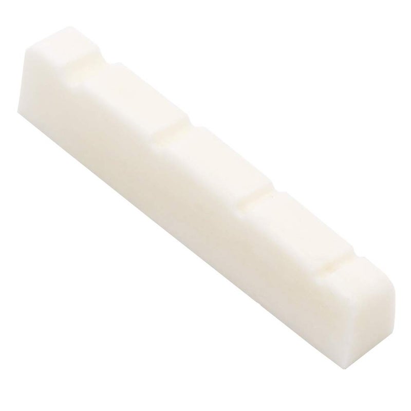 DISENS Bass Guitar Nut 4 String Slotted Bone Bridge Nuts Electric Guitar Replacement Neck Parts & Accessories - Image 2